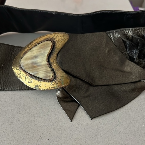 Vintage 80’s belt bronze - Picture 5 of 5